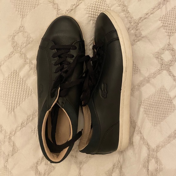 Lacoste Shoes - Lacoste Leather Sneakers